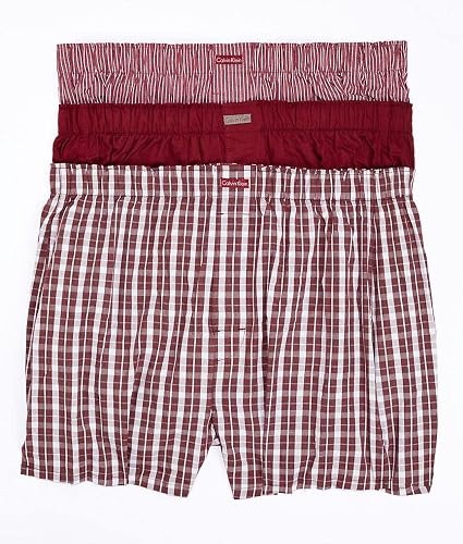Morgan Kuwait Calvin Klein Men's Underwear 3 Pack Cotton Classic Woven Boxers ...