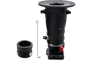 C5G1216, MiCCiKA Adjustable Cushioned RV 5th Wheel to Gooseneck Adapter- 12"-16"