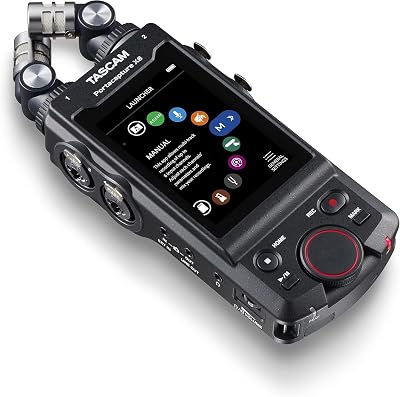 TASCAM Portacapture X8 Portable 6+2-Track 32-bit Float 192 kHz Recorder