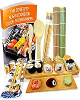 Krista's Kitchen Sushi Making Kit 11 Pcs Bamboo Rolling Mats 2 Mats view 1