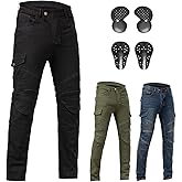 Motorcycle Pants CE Armored Motorbike Jeans Motocross Dirt Bike Riding Gear