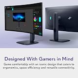 Alienware AW3425DW 34 Gaming Monitor QD OLED 3440x1440 240Hz USB-C 3Y Warranty view 3
