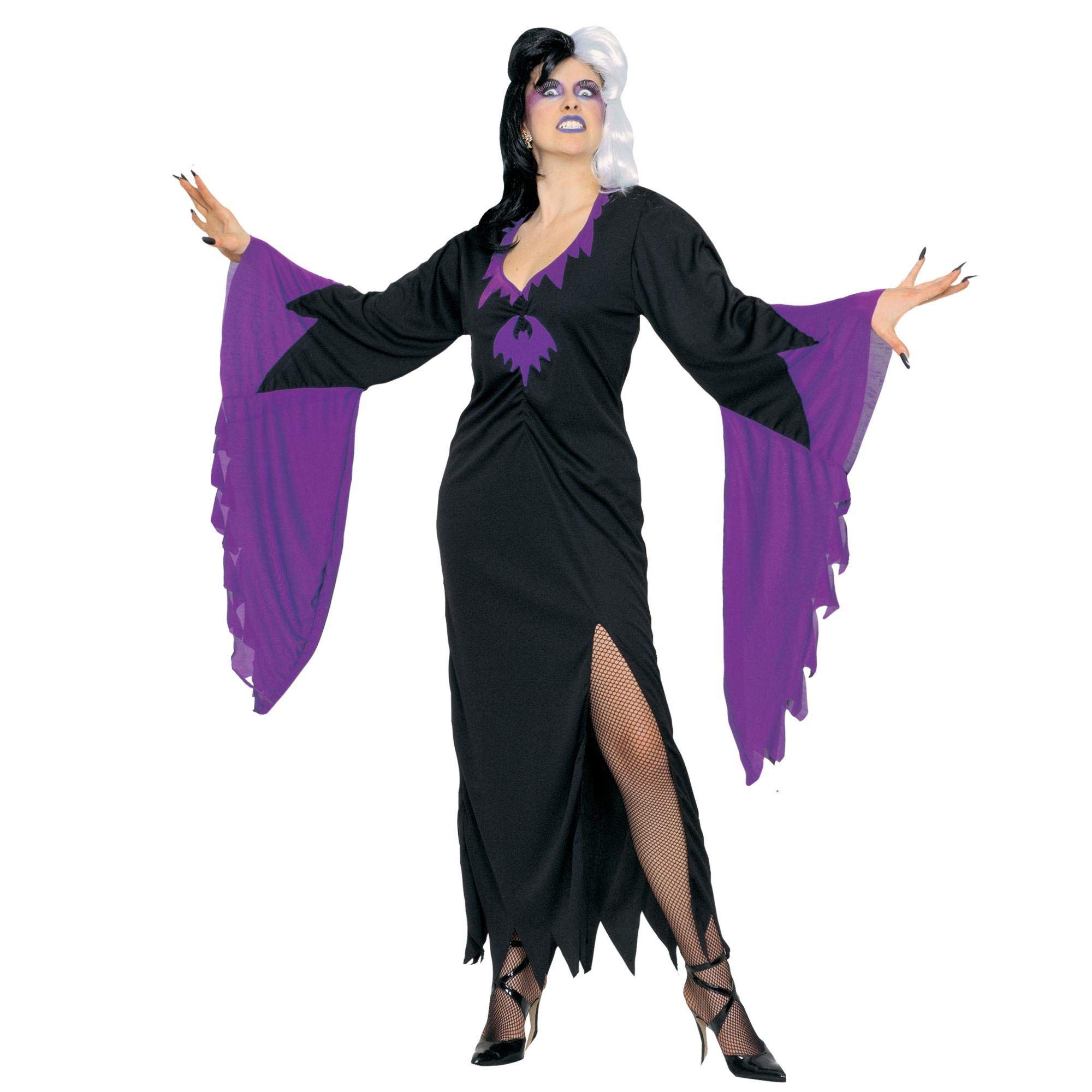 Ladies Mortisia Dress Costume Small UK 8-10 for Halloween Fancy Dress