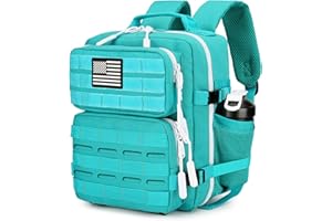HongXingHai 9L Tactical Assault Backpack Gym Backpack Hiking Travel Backpack Camping Backpack（Lake Blue）