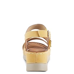 PATRIZIA Women's Jasive Slingback Sandal Yellow