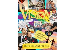 Vision Board Magazine For Men: Gay edition | with a curated collection of inspiring vision board images, featuring luxury homes, travel, cute family ... couple included (2026 Vision board supplies)