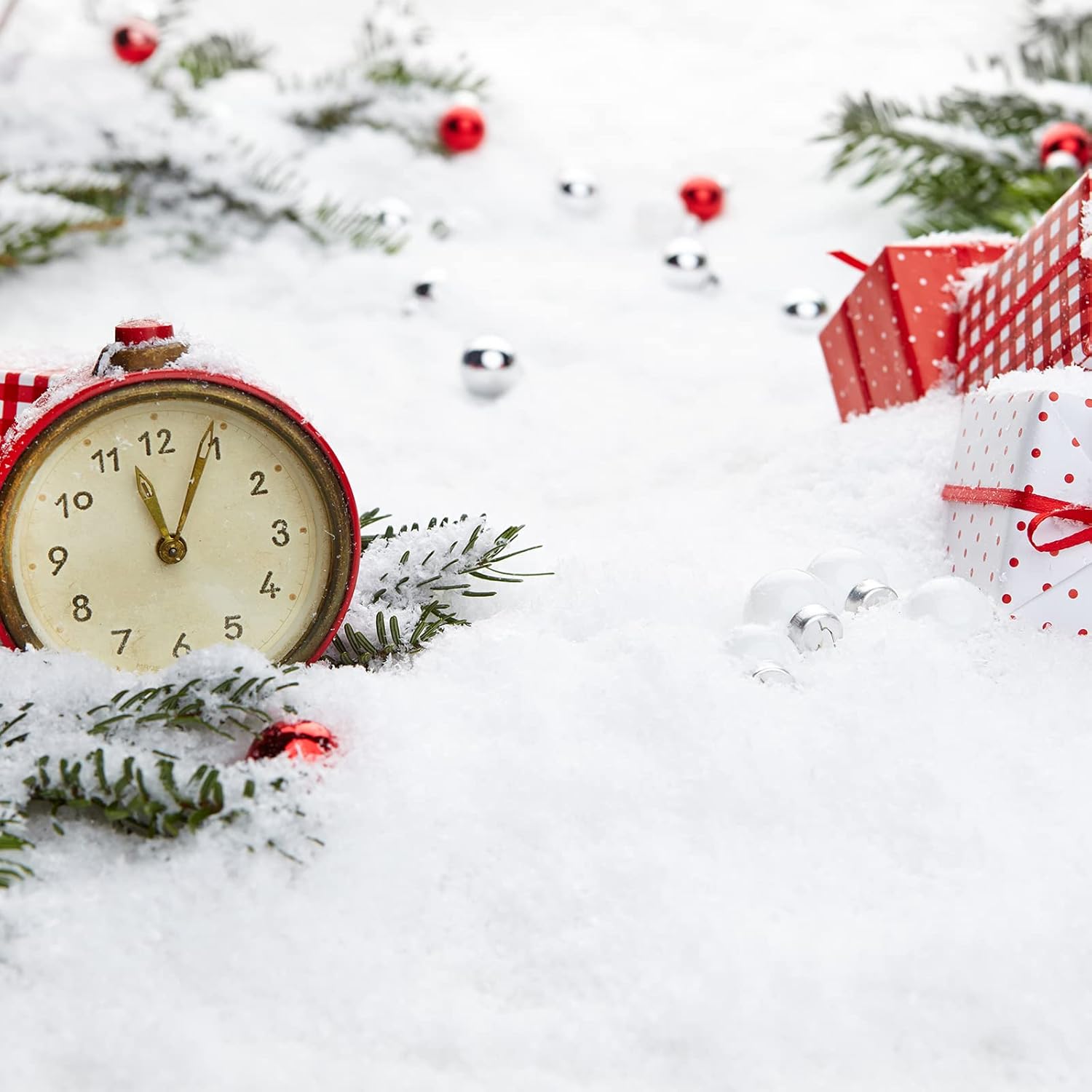 Artificial Snow - Christmas Fake Snow for Crafts Glitter Fake Snow Village Fake Snow Powder Decoration Artificial Plastic Snow Powder Christmas Tree Decorations Village Winter Displays Party Supplies (White, 300 g)