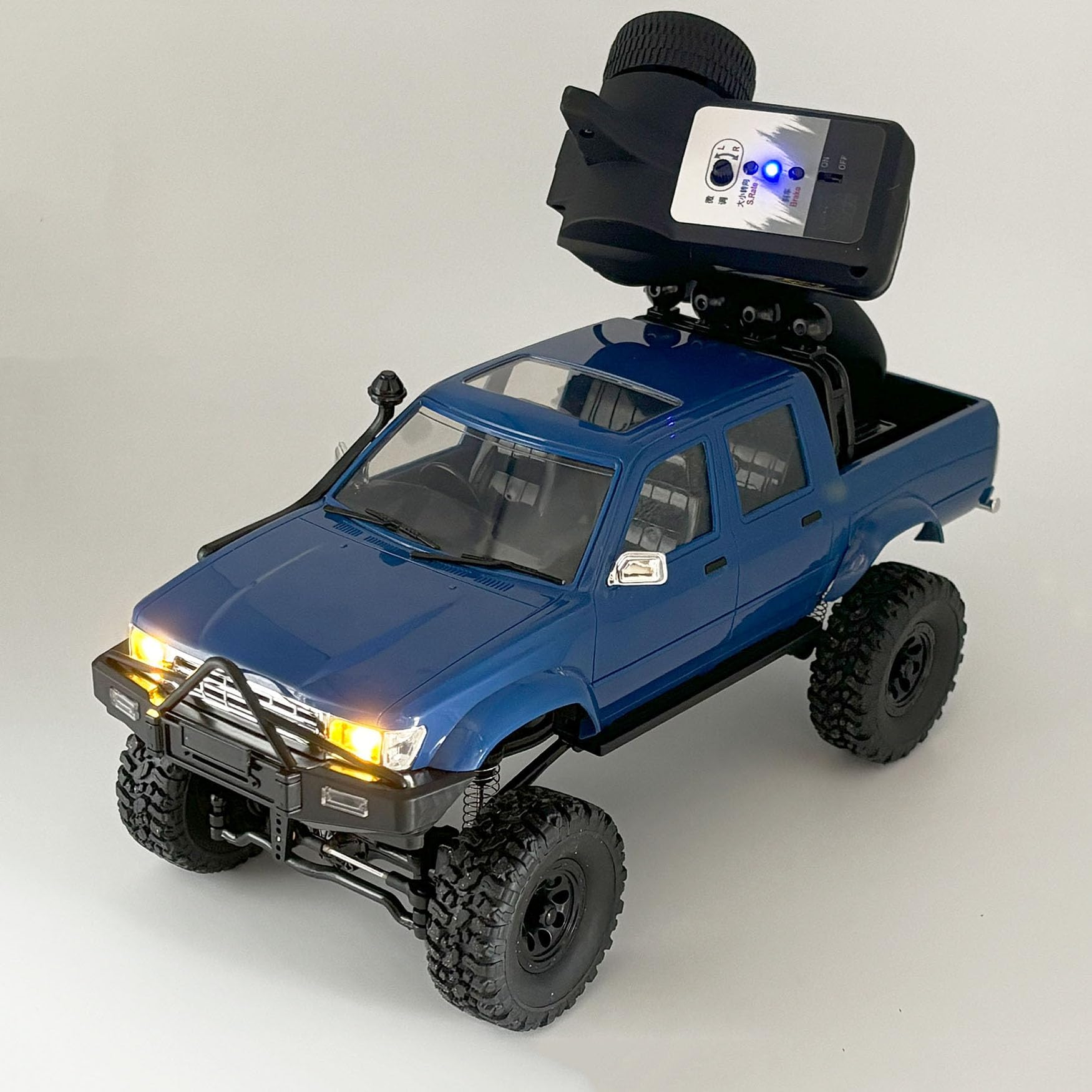 Photo 1 of RC Rock Crawler WPL C64-1 RC Truck 4x4 1/16 RC Crawler Off Road Pickup Hobby RTR All Terrain 260 Motor Upgraded Chassis Proportional Throttle Steering 2.4GHz Axle Mounted Servo Adult
