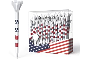 SAPLIZE Upgraded Plastic Golf Tees, 100/50 Pack (3-1/4"), Enhanced Durability & Stability, 4-Prongs Head Design to Reduce Friction & Side Spin