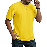 TACVASEN Men's T-Shirts Short Sleeve UPF 80+ Moisture Wicking Sun Protection Shirts Casual Crewneck Lightweight Classic Tee