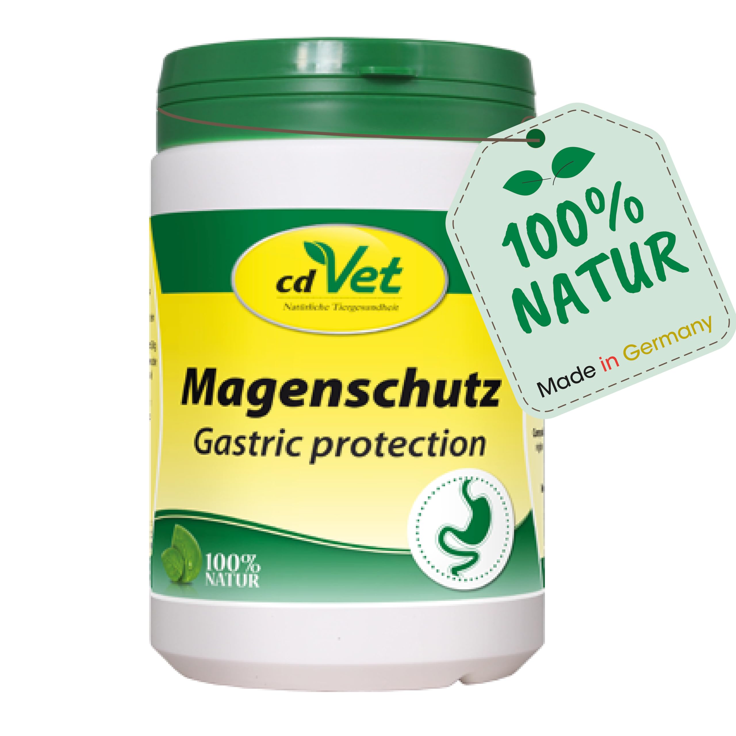 cdVet Naturprodukte Magenschutz 400 g - Dog, cat - Complementary feed - gastric acid binding - sensitive mucous membranes - regulation of acid-base balance - pollutant + toxin binding -