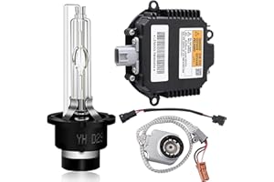 KERBIY HID Headlight Ballast W/Igniter & D2S Bulb fit for Nissan Altima,350Z,Maxima,Murano,Rogue,for Infiniti G35,G37,FX35,Replace 28474-8991A 28474-89904 NZMNS111LAN Xenon Ballast Control Module