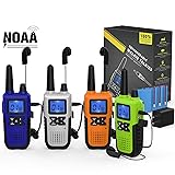 Topsung 4 Long Range Walkie Talkies Rechargeable