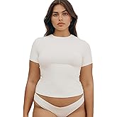 Organic Basics Womens Flex Short Sleeve Cotton T-Shirt