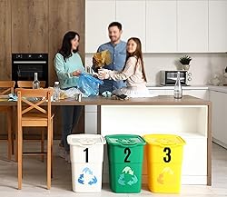 6 Sheets Mailbox Numbers Stickers, 3 inch Self