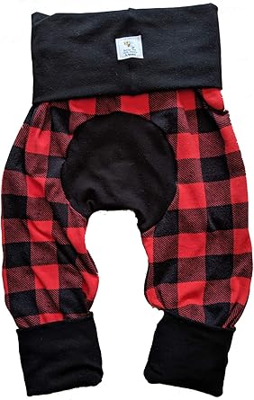 buffalo plaid baby pants