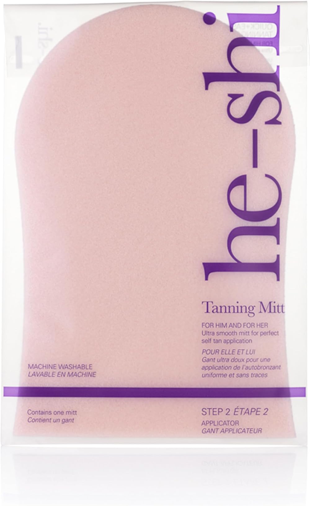 He-Shi Ultra Smooth Reusable Tanning Mitt Applicator Streak-Free Fake Tan