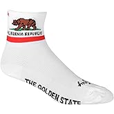 Sock Guy California Flag Socks SMALL/MEDIUM (37-42)