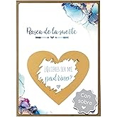 Joli Coon Tarjeta de rascar Quieres ser mi padrino con sobre