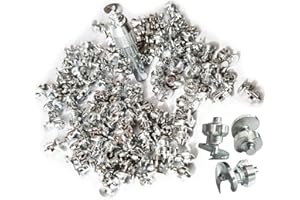 Marrkey 100PCS 9.9mm Car Tires Screw Snow Carbide Spikes Wheel Tyres Snow Chains Studs for Shoes/Bicycle/Bike/Car/Fat Bike/Au