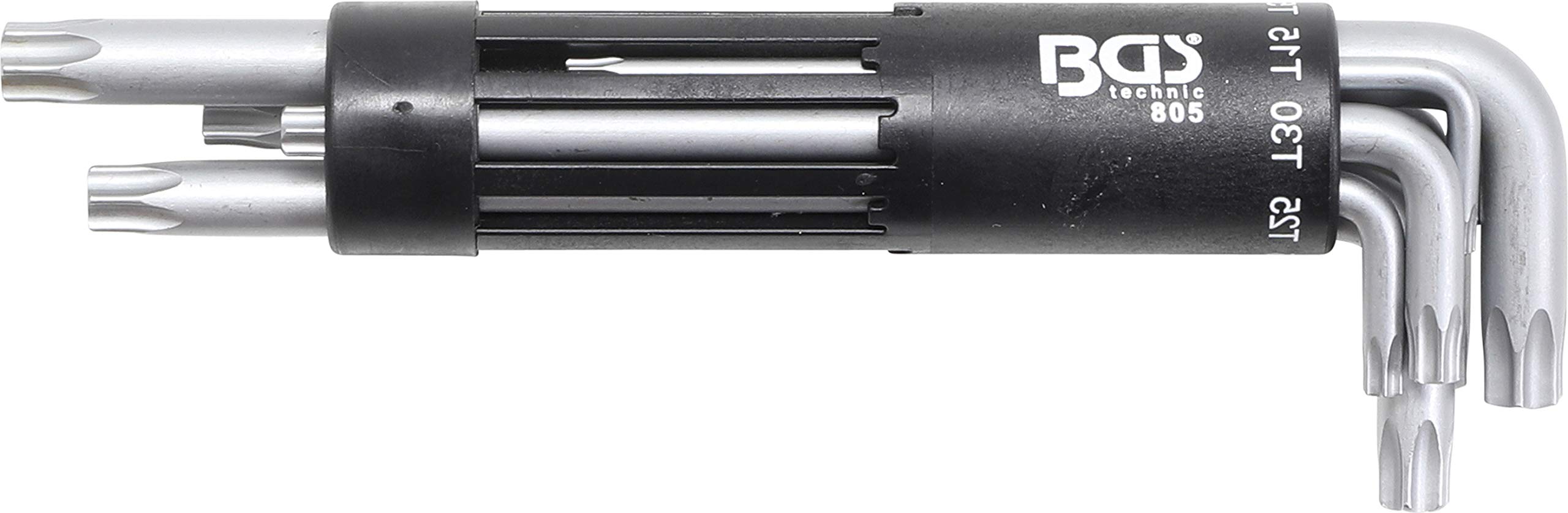 BGS 805 | L-Type Wrench Set | extra long | T-Star tamperproof (for Torx) T10 - T50 | 8 pcs.