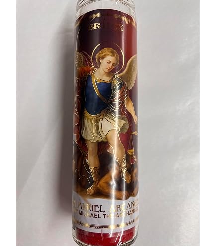 Amazon.com: 6 PCS Candle Saint Michael 7 Colors-SAN Miguel 7