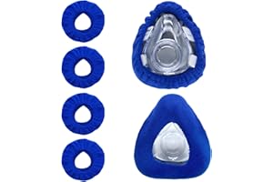 NATAKU 4-Pack Large Mask Liners Compatible with Resmed F20 Cpap' Masks Cushion Comfortable Reusable Cushioned Mask Covers, Absorb Facial Oils and Moisture to Improve Wear Comfort (Large)