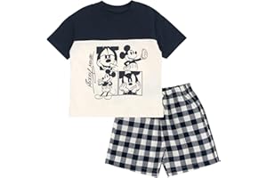 Disney Mickey Mouse T-Shirt and Shorts Outfit Set Infant to Big Kid