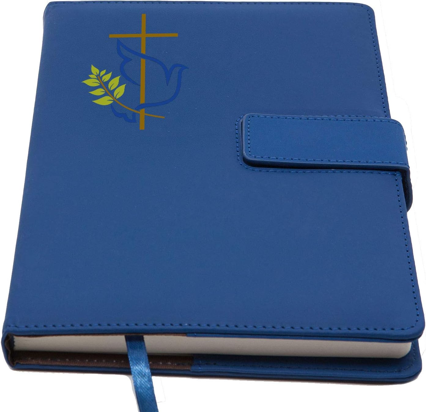 The Peace Dove Refillable Writing Journal | Magnetic Faux Leather Journal, 5 x 8 Inch, 200 Lined Pages Travel Personal Diary, Quality Notebooks and Journals for Men and Women from The Amazing Office