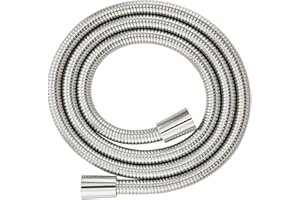 BOZYBO Shower Hose 71 Inches Extra Long Stainless Steel Shower Hose for Fix showerhead, Handheld Shower Head or Rainfall Shower head (Nickel)
