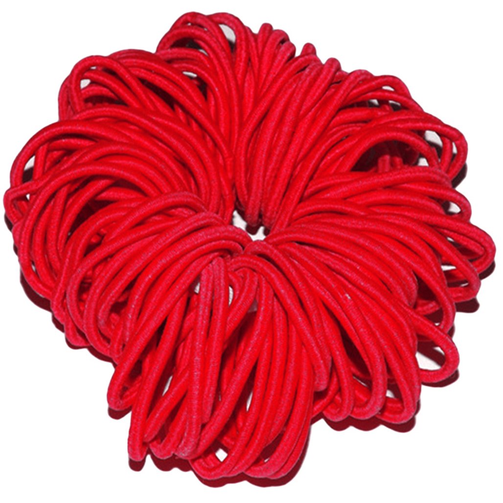 Amazon Com Polytree 50pcs Lot Girl S Kids Elastic Hair Ties Hair
