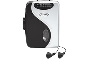 Jensen SCR68B Stereo Cassette with AM/FM and Earbuds