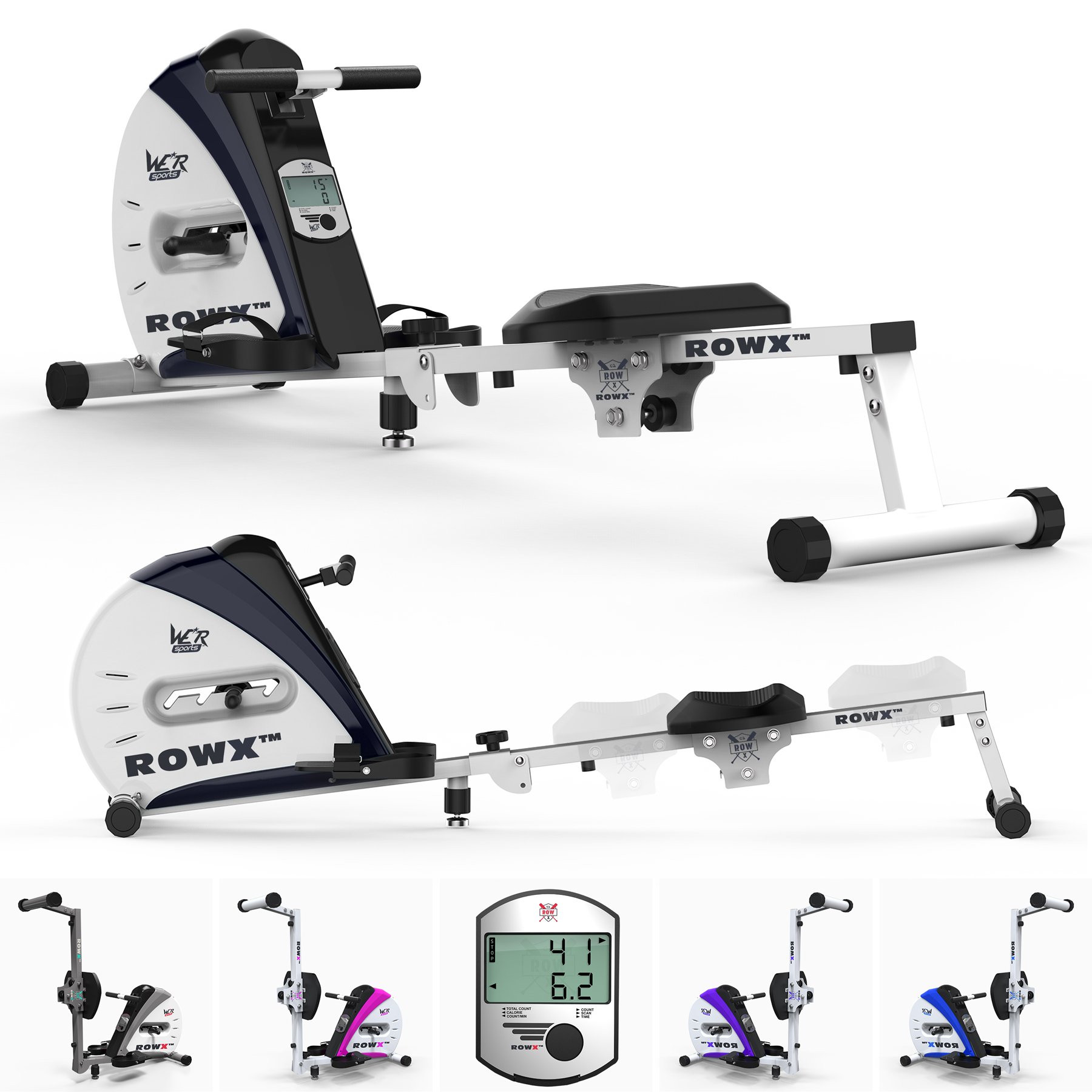 elastic cord rowing machine