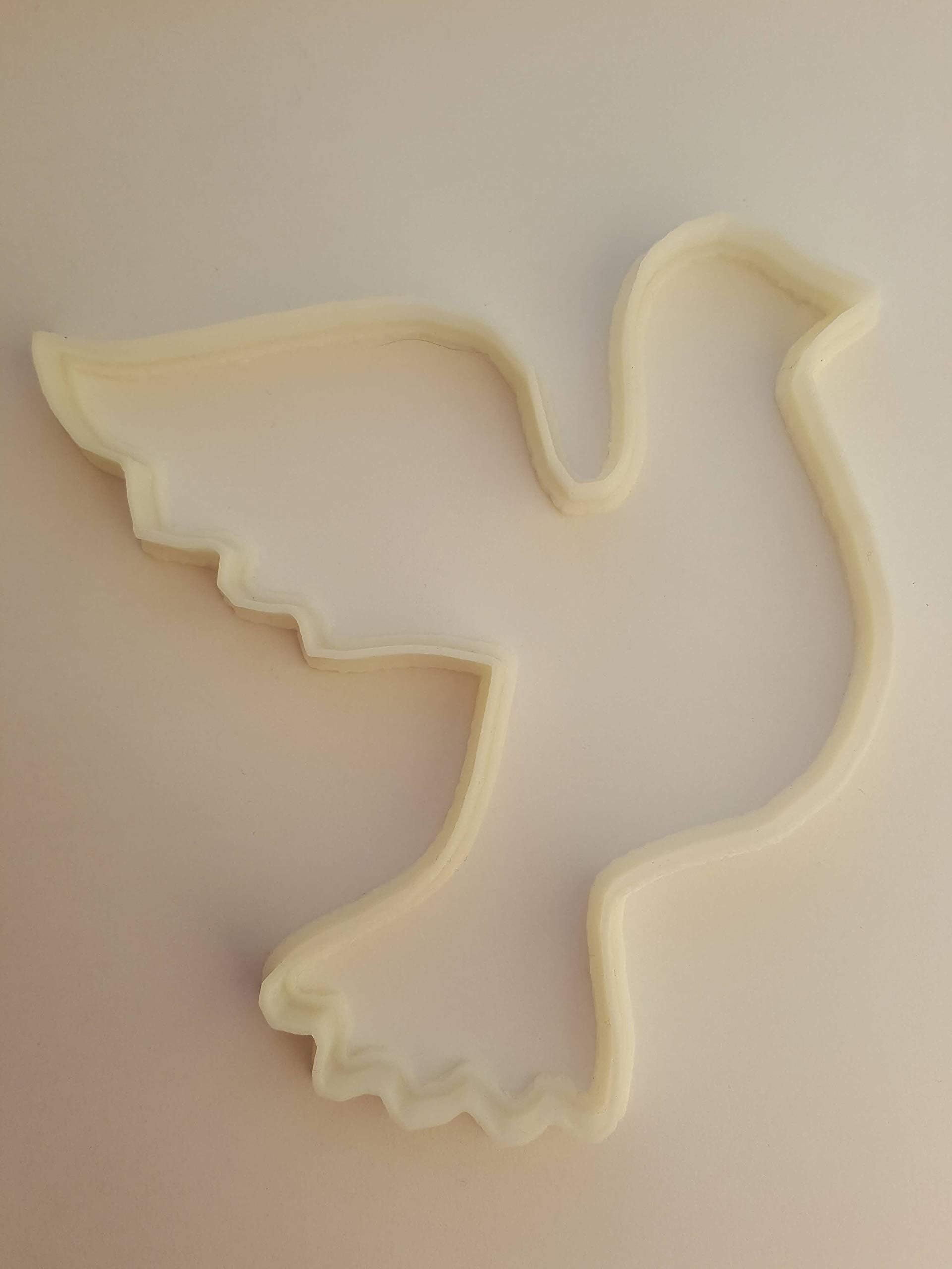 Bird Dove Pigeon Animal Shape Cookie Cutter Dough Biscuit Pastry Fondant Sharp - Medium