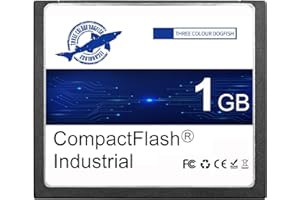 Dogfish 1GB Compact Flash Memory Card High Performance Industrial CF Type I Card FAT16 for Industrial Equipment and Vintage D