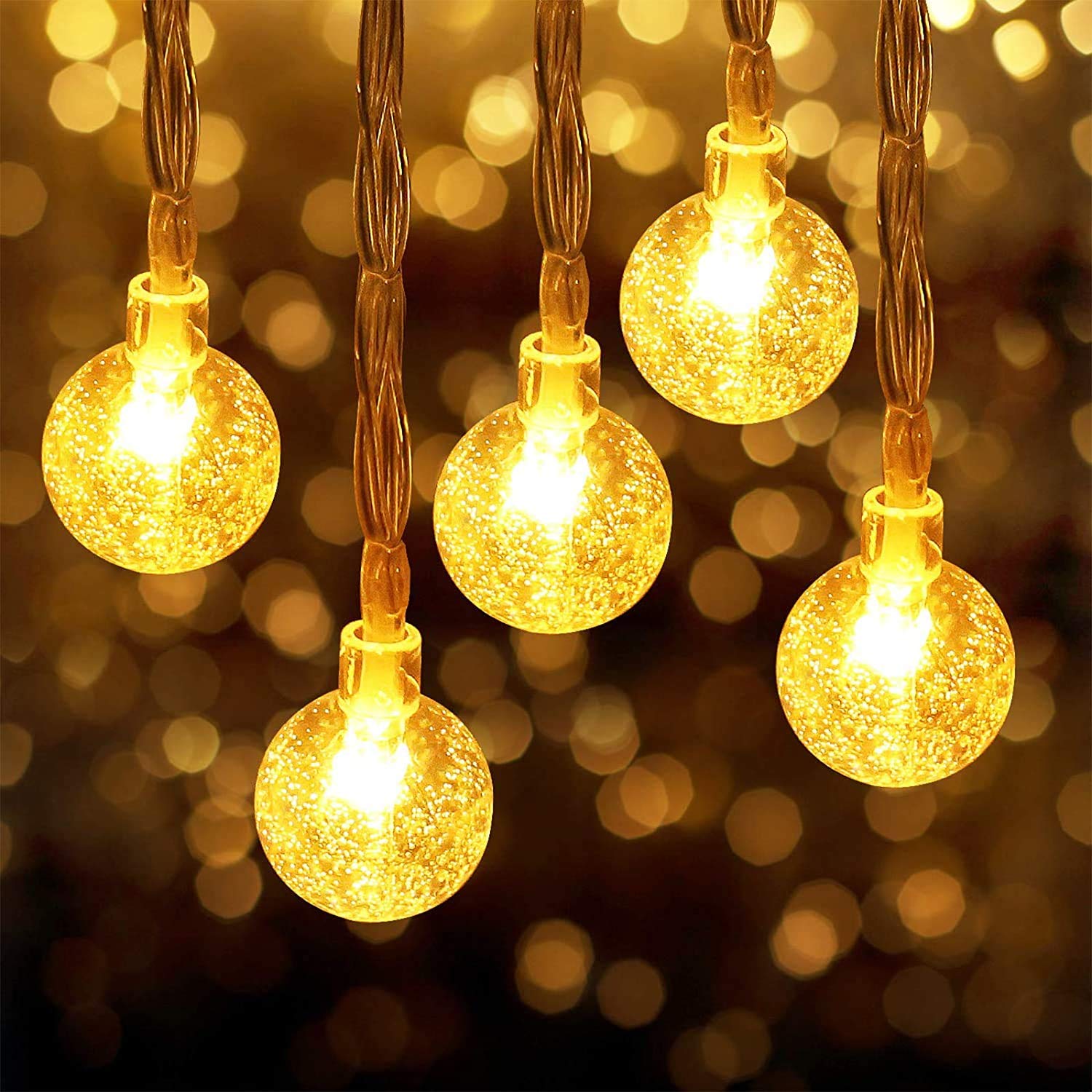 Buy fizzytech 20 LED Crystal Bubble Ball String Fairy Lights for