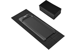 WERCHO Treadmill Mat, 5'x2.5'/5.6'x2'/6.5'x3'/8'x3',6mm Thickness Exercise Equipment Mat for Carpet Hardwood Floors, Compatible with Walking Pad,Spin Bike,Elliptical Trainer,Rowing Machine