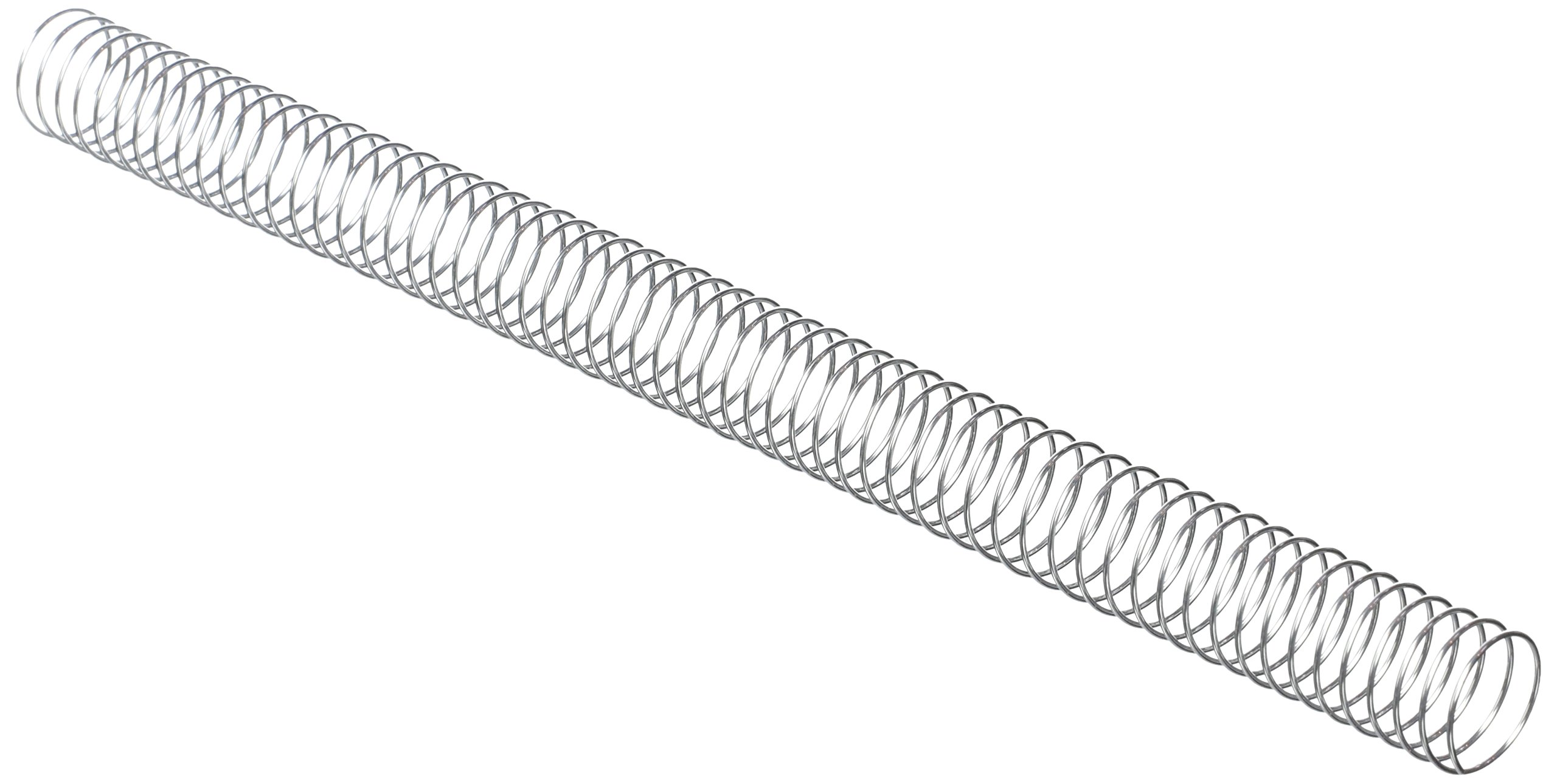 Fellowes 100 x 59 Hole Metal Spiral Binding Pitch 5:1 Silver 20 mm — image 1