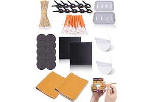 DIGNEW 148 Pcs Card Cleaning Kit,Trade Card Flattening Kit with Fixing Jig and EVA Shaping Foam,Suitable for Rated Card Care