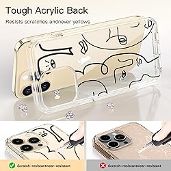 ICEDIO iPhone 12 Case with Screen Protector,iPhone