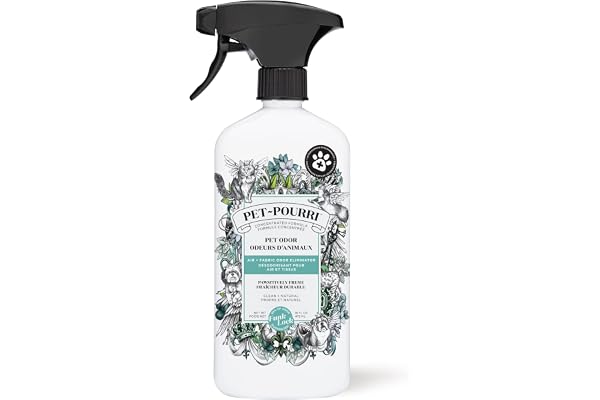 Pourri Pet Odor Eliminator for Home Use & On the Go - Pet-Pourri Cat & Dog Deodorizing Spray - Pet-Safe Urine & Odor Neutrali