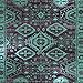 Maples Rugs Georgina Traditional Kitchen Rugs - Non Skid Accent Area Rug [Made in USA], Winberry/Teal, 2'6 x 3'10 (AG5831408)