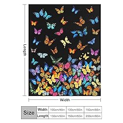 Butterfly Blanket Beautiful Butterfly Throw Blanket