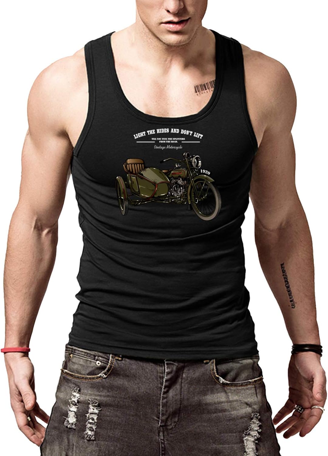 motorcycle tank tops for men