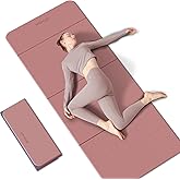 WOHAO 7-Fold Yoga Mat 70"x24" - 1/2 Inch Thick Folding Exercise Mat, Compact Non-Slip TPE Mat for Travel, Storage, Yoga & Home Gym, Lightweight & Portable