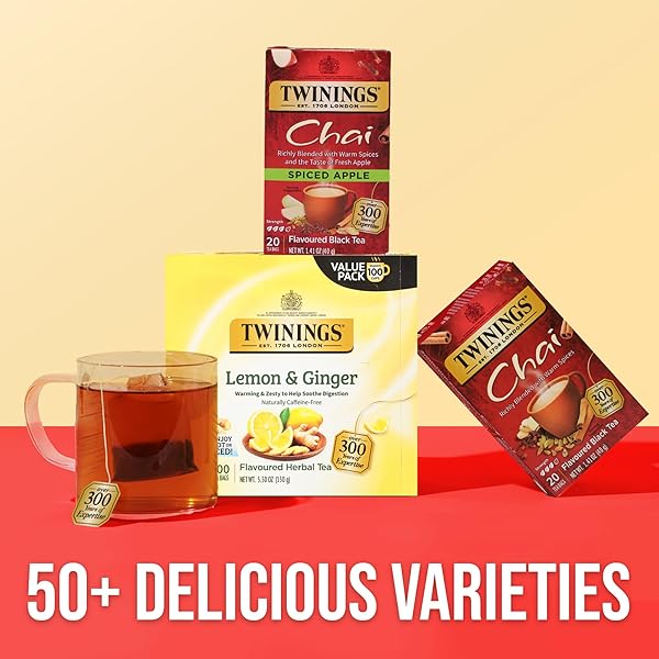 TWININGS TEA, TEA,CHAI,SPICED APPLE 20 BAG