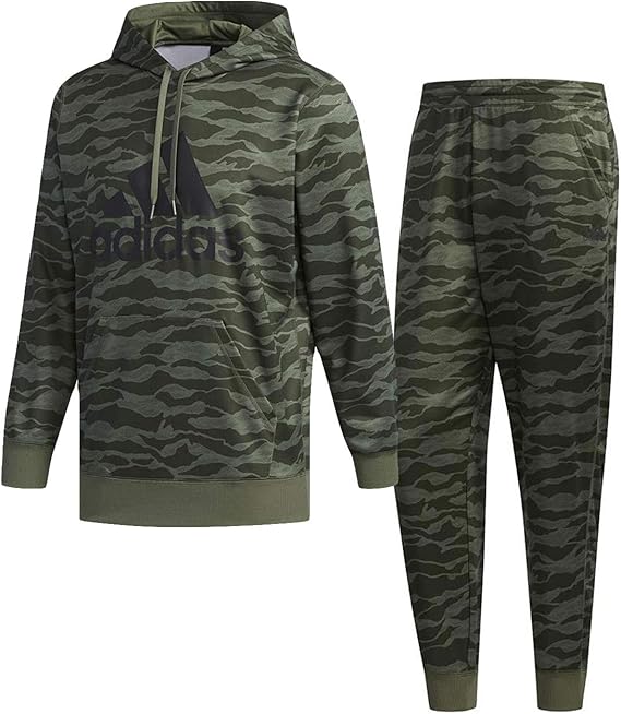 adidas camo green hoodie