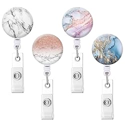 Badge Reel Retractable Badge Holder Carabiner with