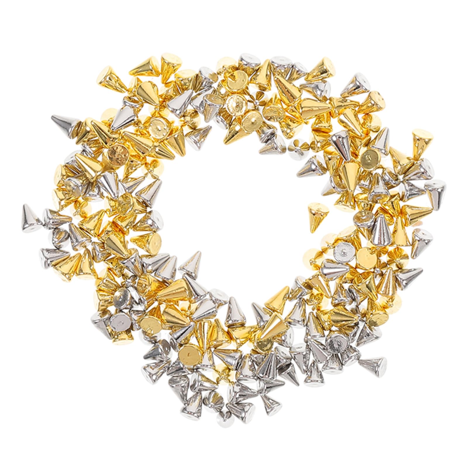 minkissy 200Pcs Nail Art Charms Metal Nail Studs Mini Rivets Gems for Diy Manicure Decorations and Design Accessories