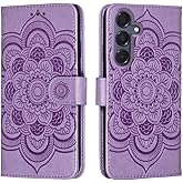 shingtomua for Samsung Galaxy A16 Case Wallet with Card Holder Kickstand Magnetic Soft Leather Flip Fold Case for Samsung A16 Cover (Purple)